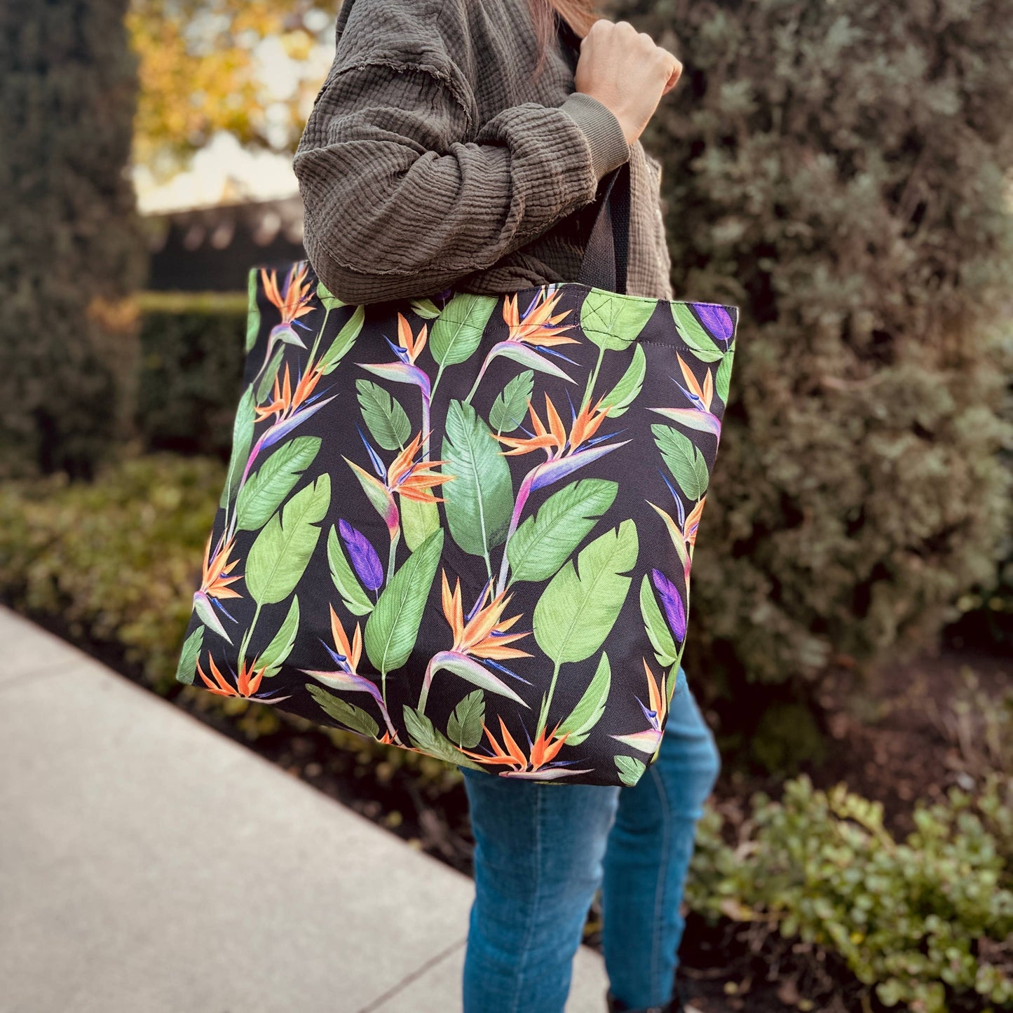 Bird of Paradise tote bag