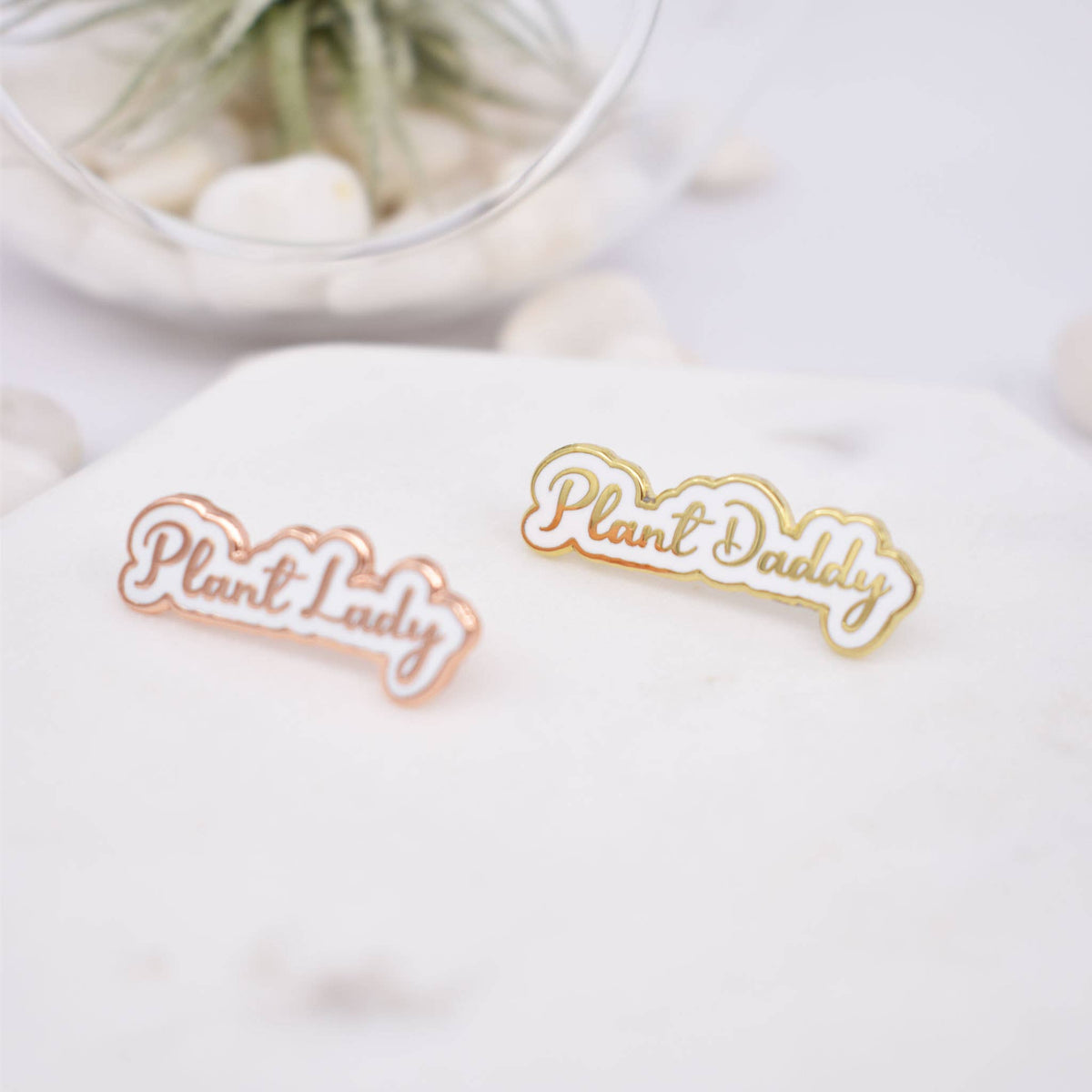 Plant Lady Enamel Pin