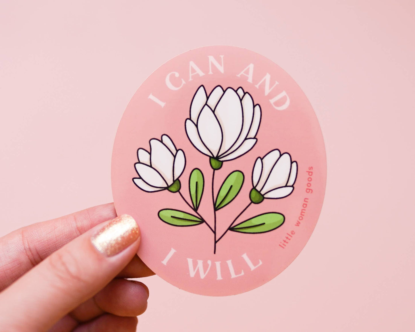 I Can & I Will sticker
