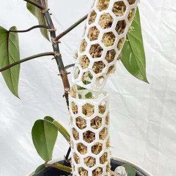 3D printed plant support poles