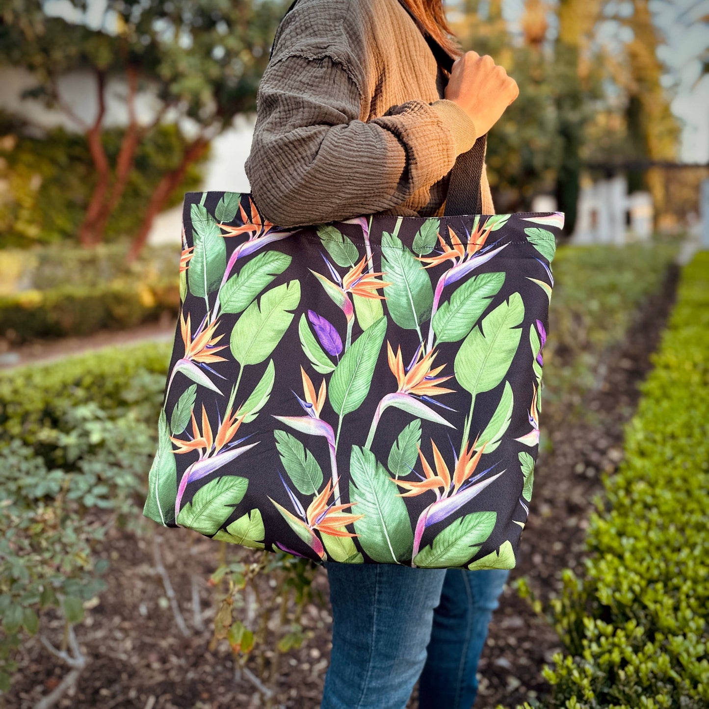 Bird of Paradise tote bag