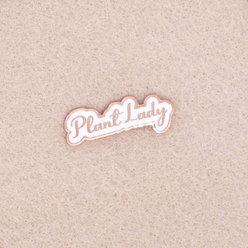Plant Lady Enamel Pin