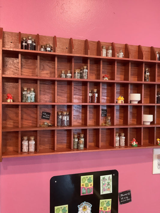 Crystal apothecary items