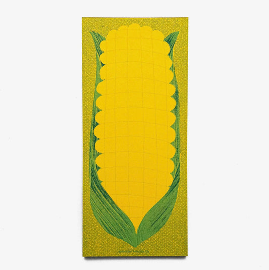 Corncob notepad