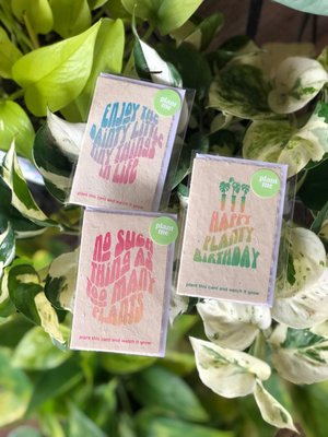Plant Me! Mini plantable greeting cards