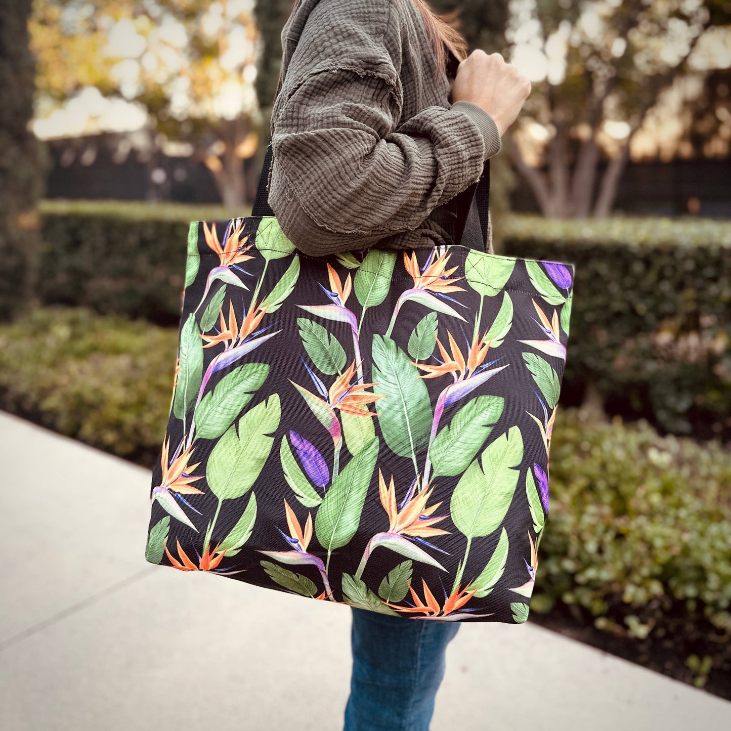 Bird of Paradise tote bag