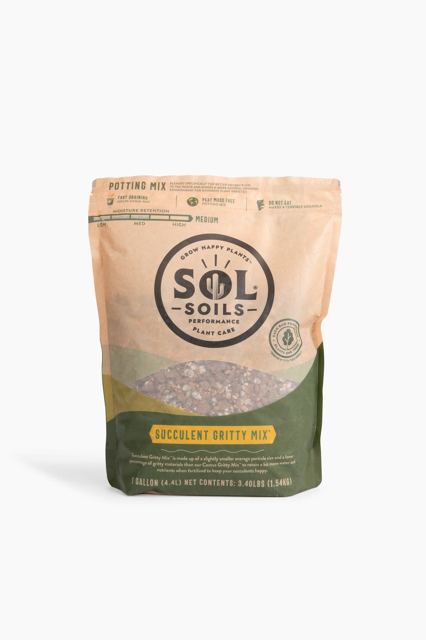Succulent Gritty Mix (Soilless)(1gal)