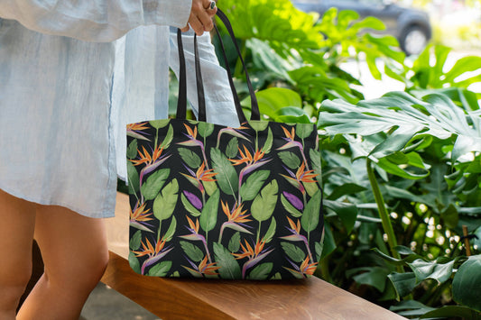 Bird of Paradise tote bag