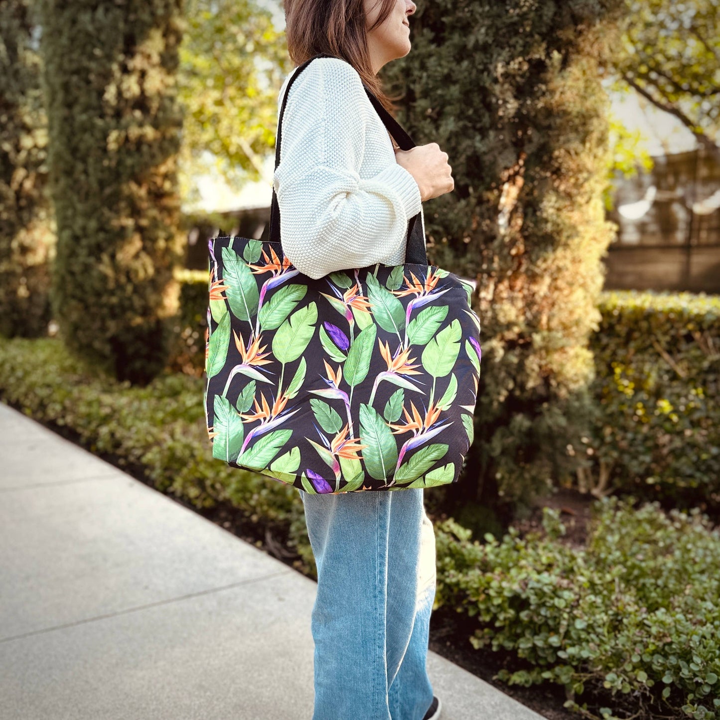 Bird of Paradise tote bag