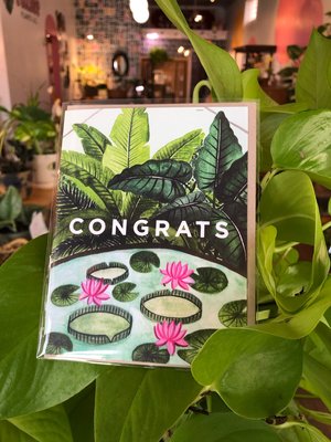 Congrats conservatory greeting card