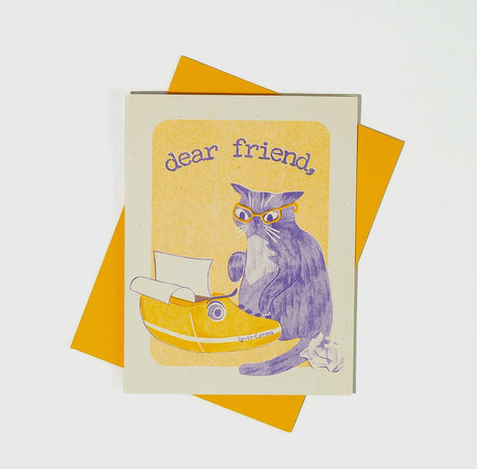 Dear friend greeting card