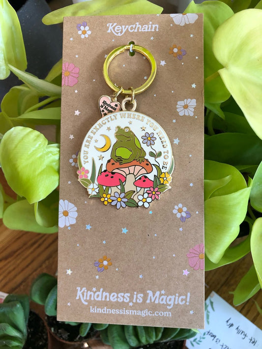 Exactly where you need to be keychain