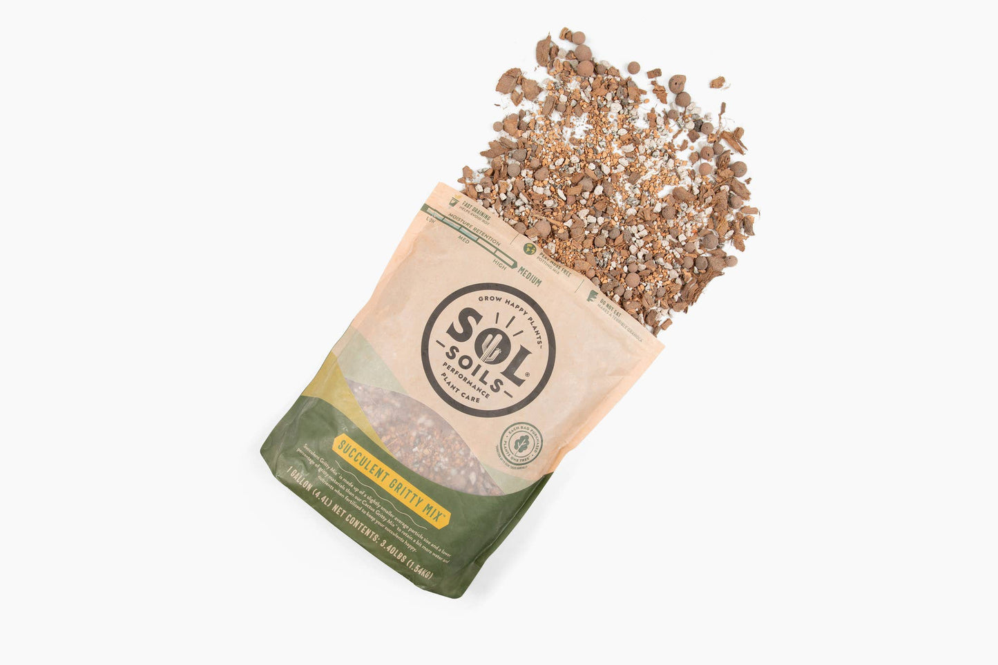 Succulent Gritty Mix (Soilless)(1gal)