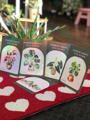 Rainbow making Suncatcher Sticker